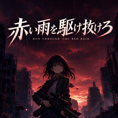 Cover for Run Through the Red Rain (TK Japan Version)